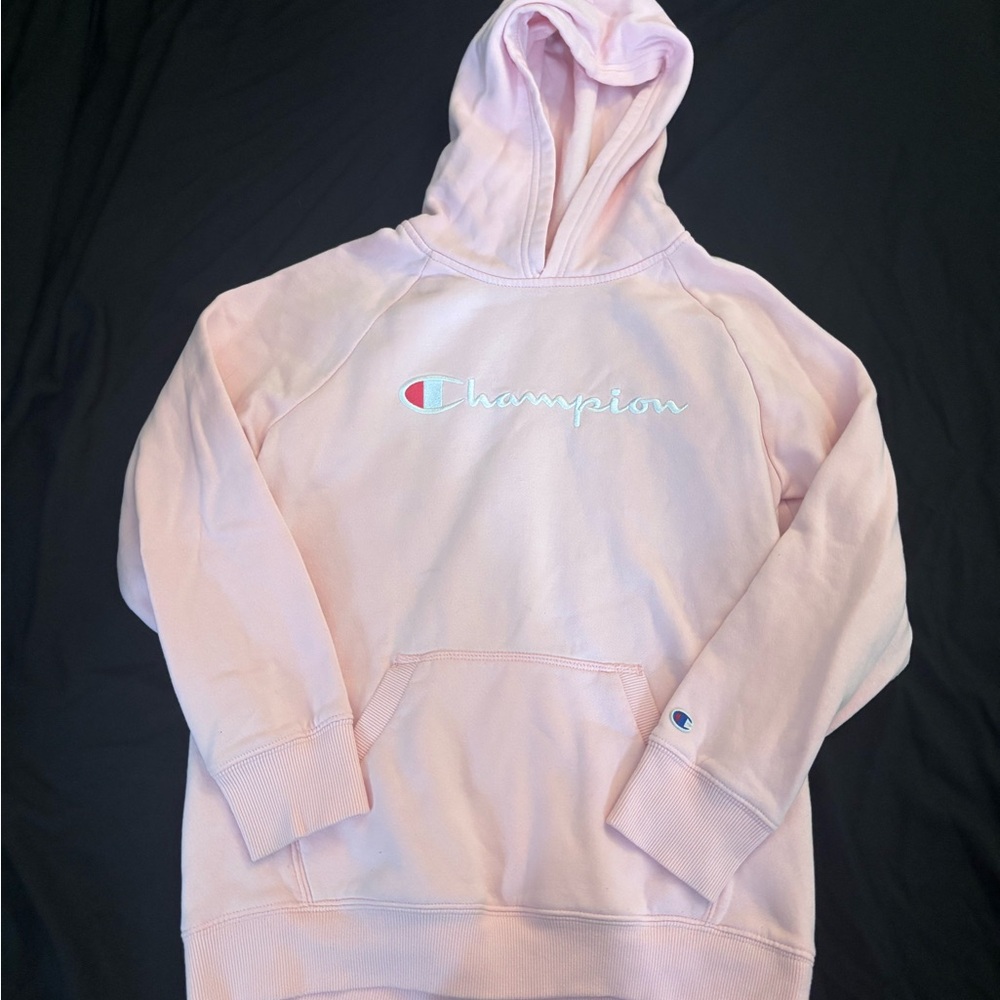 Champion Light Pink Fleece Hoodie